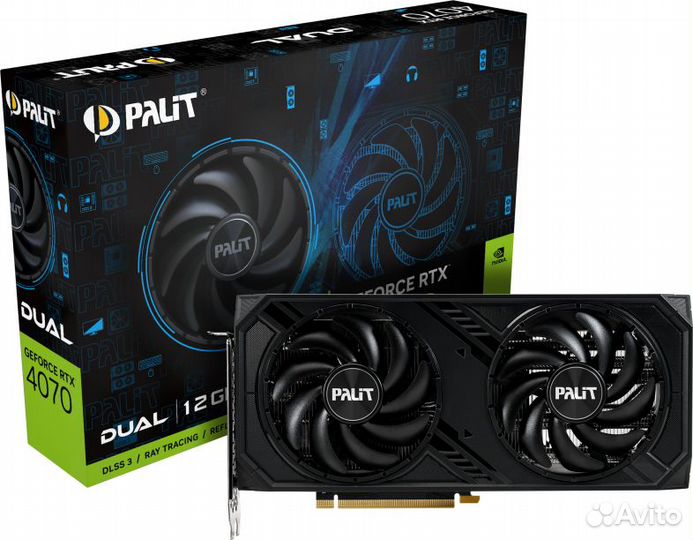 Видеокарта nvidia GeForce RTX 4070 Palit Dual 12Gb