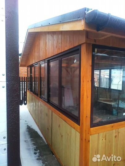 Алюминиевое окно раздвижное