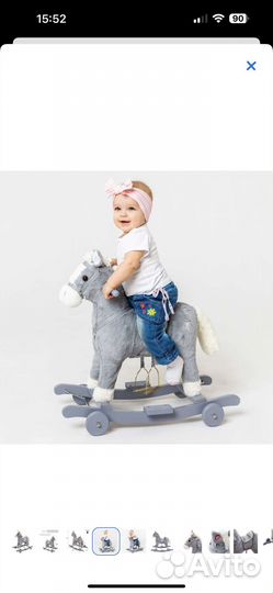 Детская качалка лошадь