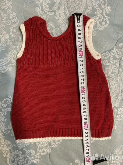 Платье вязаное 68-74