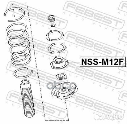 Опора переднего амортизатора nissan avenir W11