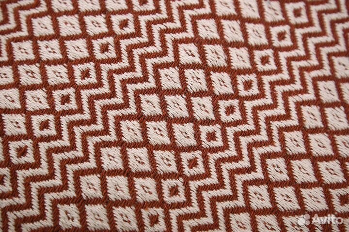 Плед-покрывало с бахромой хлопковый Venera 145х200