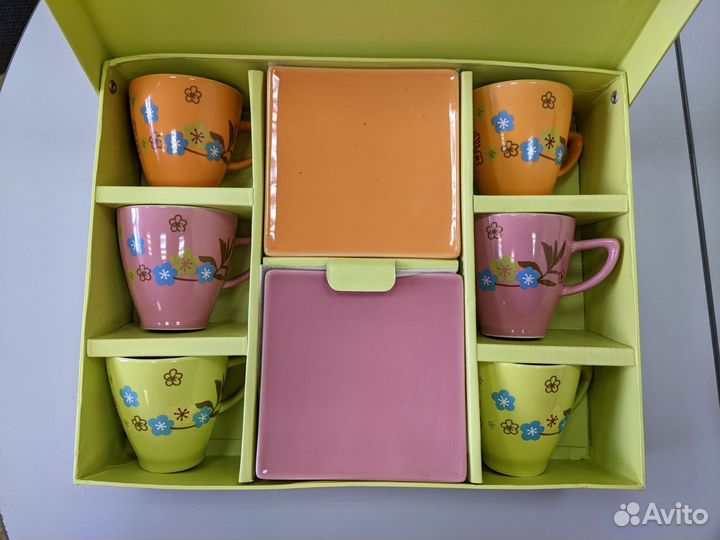 Кофейный сервиз Larange Maeli 6 персон