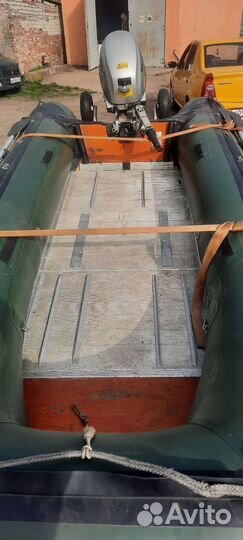 Надувная лодка с мотором бу