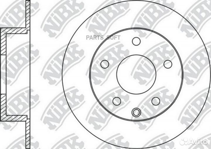 Диск тормозной RN1402