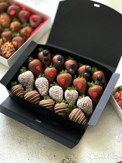 Набор клубники в бельгийском шоколаде