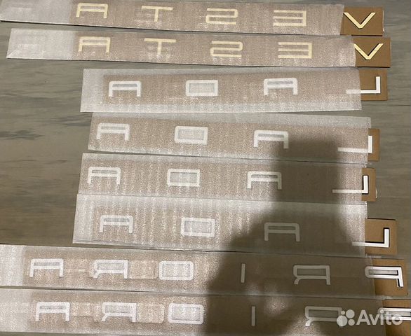 Надписи LADA в стиле porshe