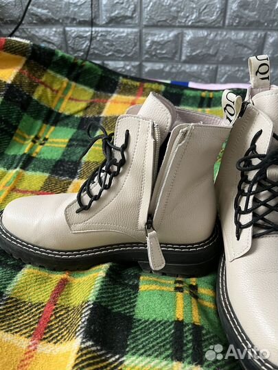 Ботинки кожа