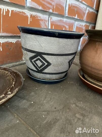 Цветочные горшки керамические