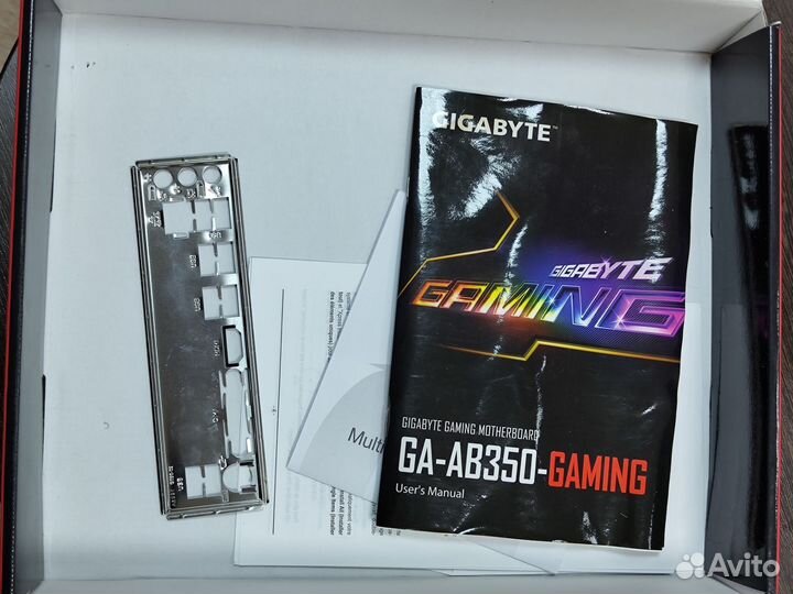 Материнская плата gigabyte GA AB350 gaming AM4