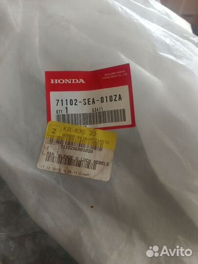 Заглушки противотуманных фар хонда аккорд