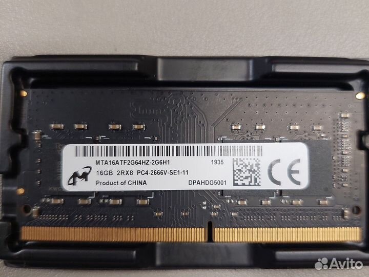 Sodimm ddr4 16gb 2666 Micron