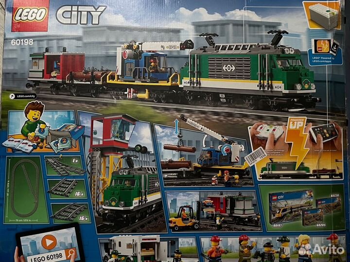 Lego city 60198 Товарный поезд
