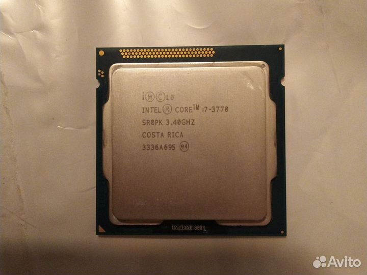 Процессор I7 3770. Рабочий