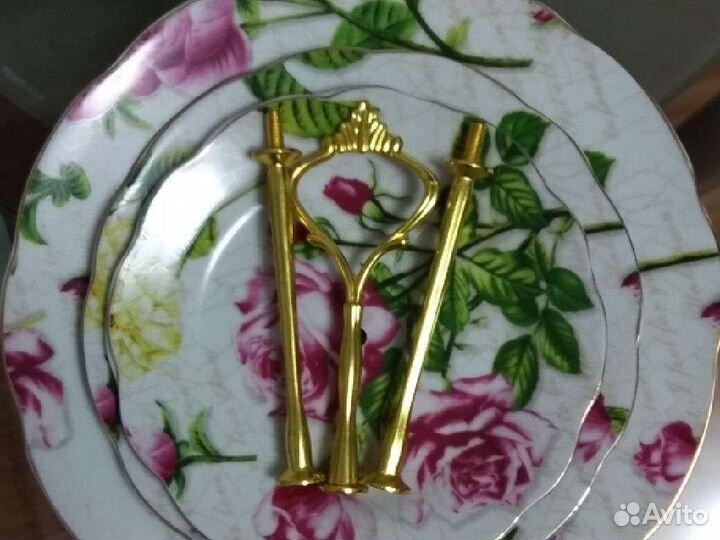 Ваза для сервировки трехярусная