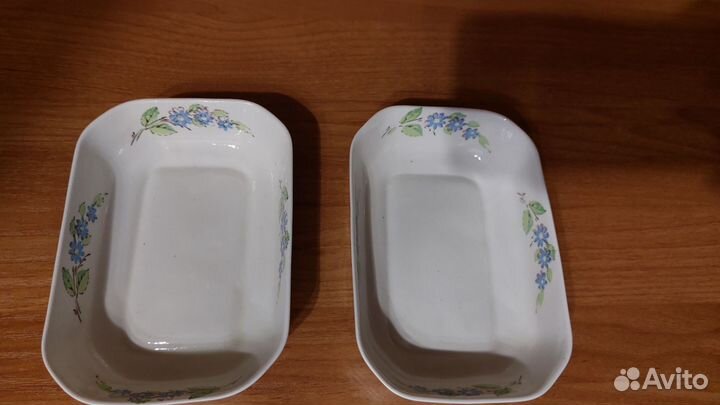 Салатники прямоугольные времён СССР