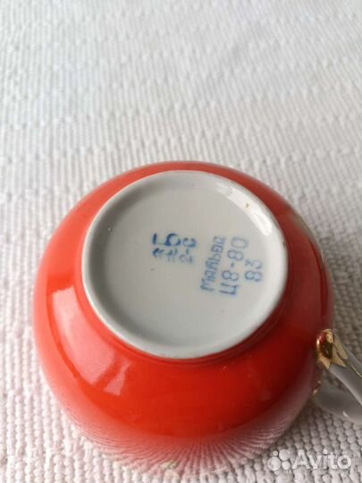 Чайная пара крупного размера 