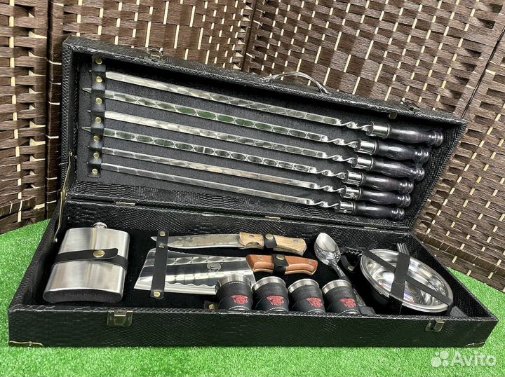 Шашлычный набор в кейсе