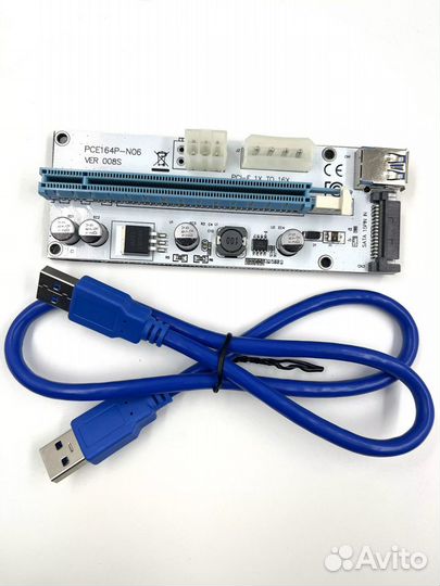 Райзер PCI-E 008s (новые)