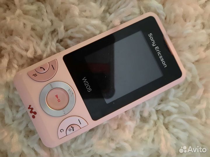 Телефон Sony Ericsson W205 раскладушка розовый