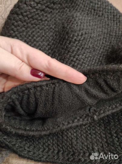 Комплект шапка и снуд женский