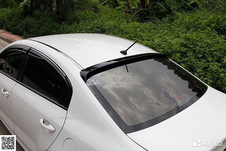 Козырек на стекло Рио 4 Киа Kia Rio 4 2017