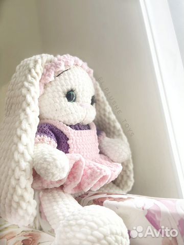 Игрушка заяц ручная работа