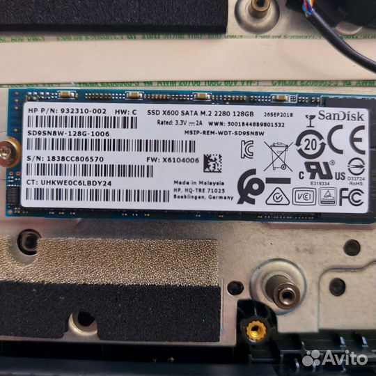 SSD SATA M.2 128GB SanDisk