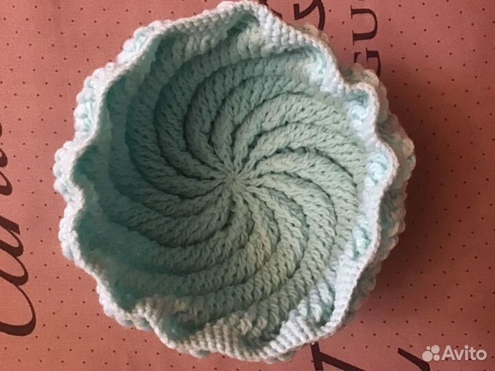 Шапка вязаная ручная работа