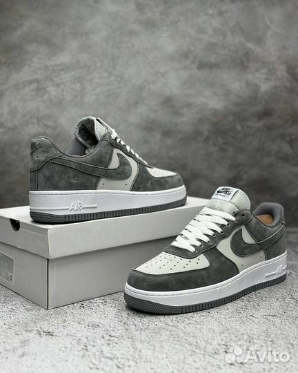 Кроссовки nike air force 1 с мехом