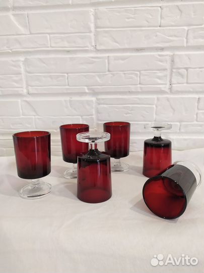 Luminarc винтаж цветное стекло