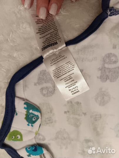 Конверт для пеленания на липучках