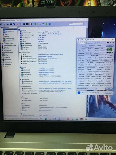 Asus 15.6FHD core i3/12Gb/geforcemx110 2Gb/SSD
