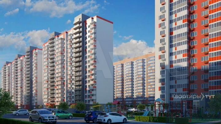 2-к. квартира, 60,4 м², 11/17 эт.