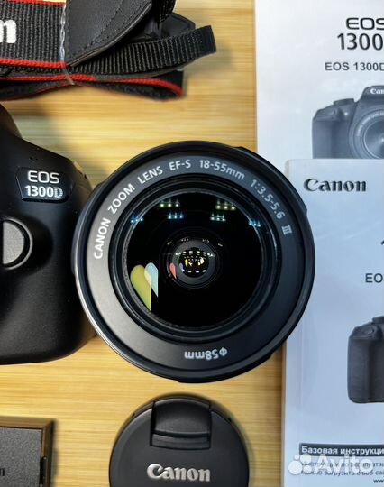 Canon 1300d kit как новый WI-FI