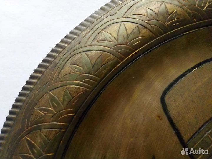 Нефертити, настенная металлическая тарелка, Египет