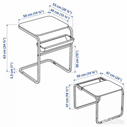 Столик Olserod IKEA