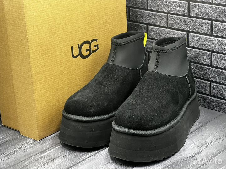 Угги Женские UGG Classic Mini Dipper на платформе