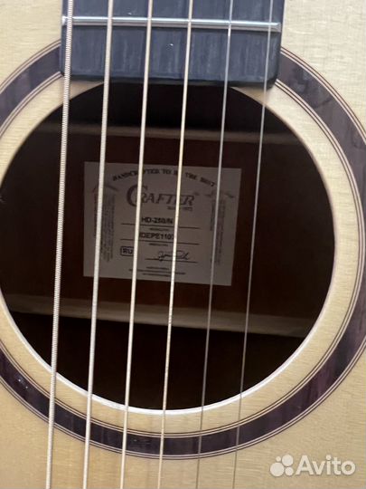 Акустические гитара crafter HD-250