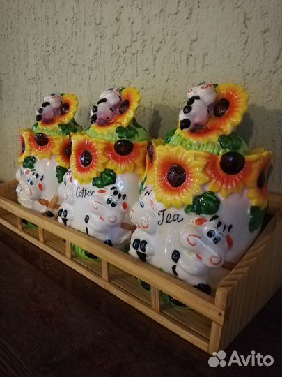 Набор для сахара, чая и кофе