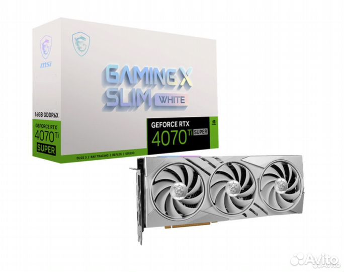 Msi rtx 4070 ti super gaming x slim white