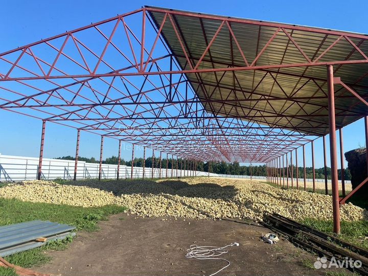 Ангары навесы