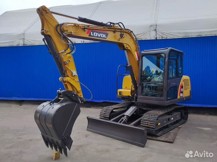 Гусеничный экскаватор Lovol FR80E2, 2023