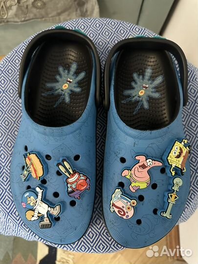 Кроксы спанчбоб crocs spongebob
