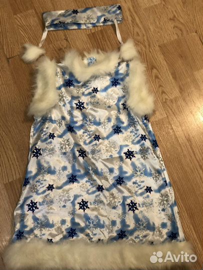 Костюм снегурочки детский