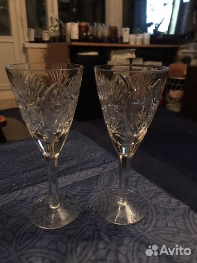 Хрустальные бокалы СССР