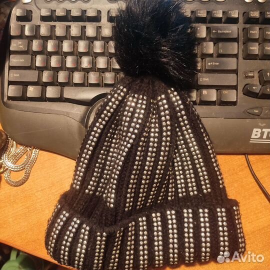 Комплект женская шапка зимние теплая