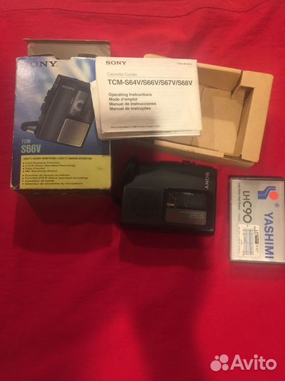 Кассетный диктофон сони(sony)
