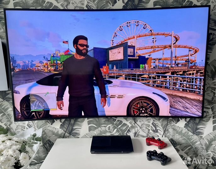 PlayStation 3 + 60 игр + 2 джойстика