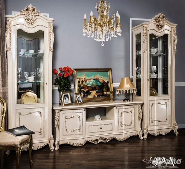 Гостиная Джоконда крем глянец